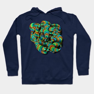 Psychedelic worms Hoodie